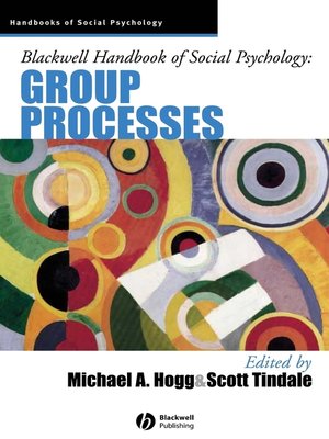 cover image of Blackwell Handbook of Social Psychology